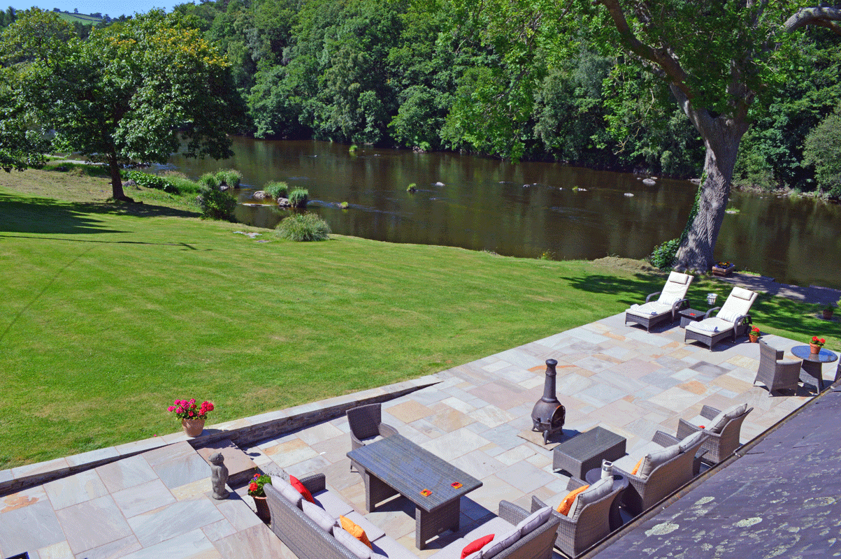 PYF looking down at Patio